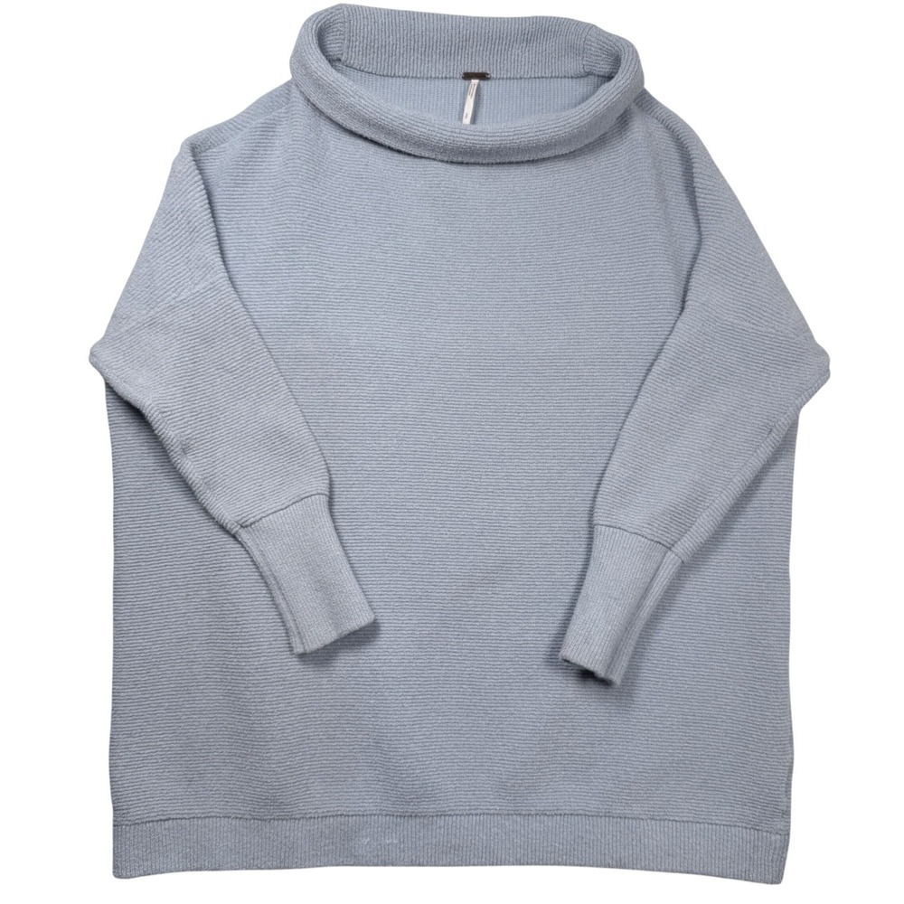 Free‎ People Women's Ottoman Slouchy Tunic Small Ribbed Mock Neck Pullover